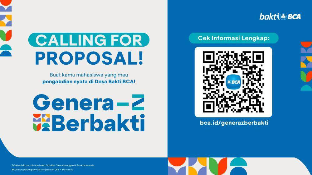PT Bank Central Asia Tbk (BCA) melalui program Bakti BCA mengajak mahasiswa di berbagai daerah untuk berpartisipasi pada program “Genera-Z Berbakti.” (Dok. BCA).