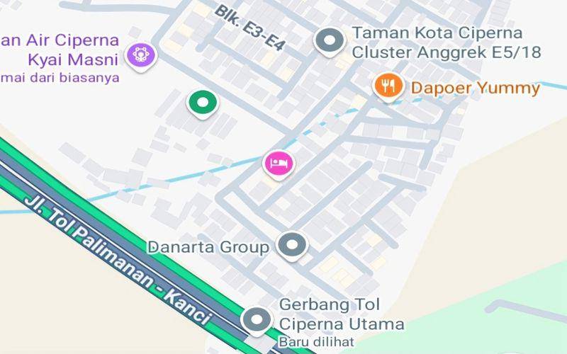 cara cek jalan macet di Google Maps (dok. pribadi/Jubaedah Haryani)