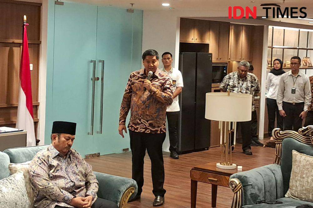 Menteri Perumahan dan Kawasan Permukiman (PKP), Maruarar Sirait. (IDN Times/Trio Hamdani)