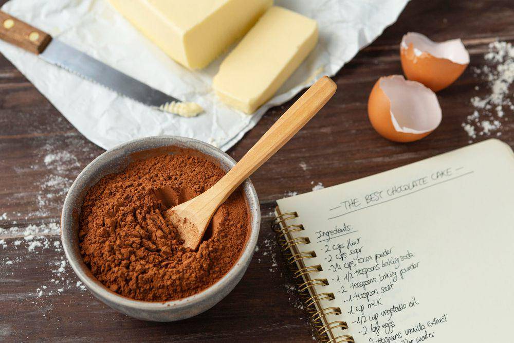 ilustrasi bahan membuat thumbprint cokelat kacang (freepik.com/freepik)