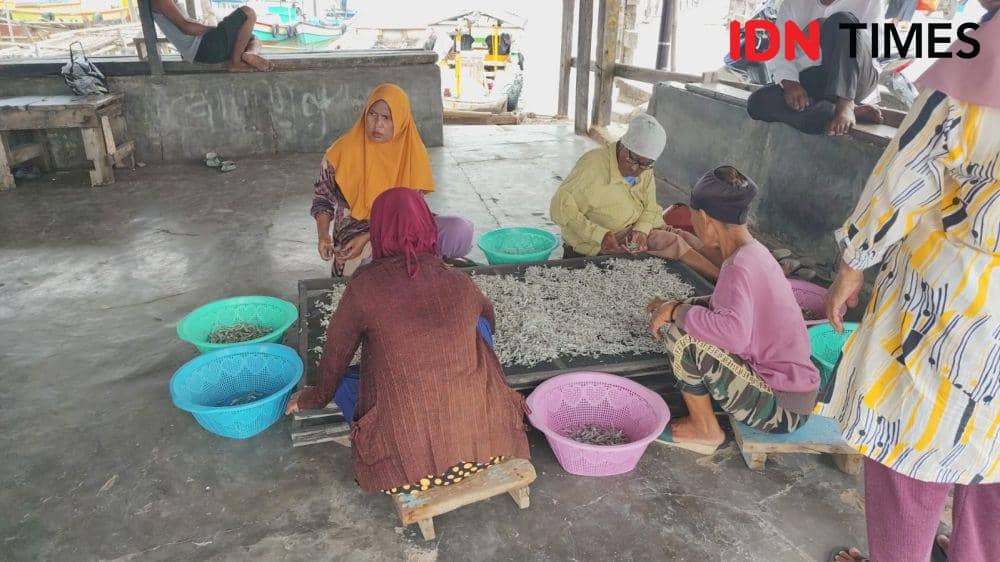 Rumah pengolahan teri di Pulau Pasaran Bandar Lampung. (IDN Times/Muhaimin)