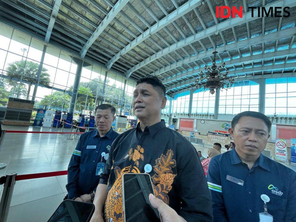 GM ASDP Cabang Bakauheni, Syamsudin. (IDN Times/Tama Yudha Wiguna).