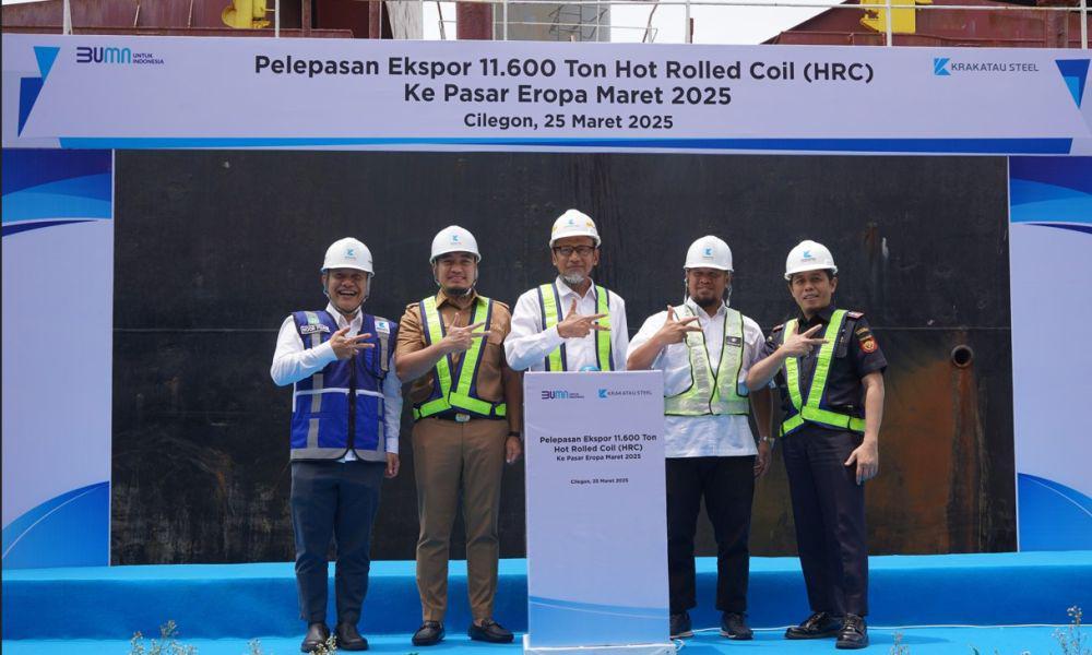 Lanjutkan Ekspansi, Kraktau Steel Ekspor Baja Canai Panas ke Eropa