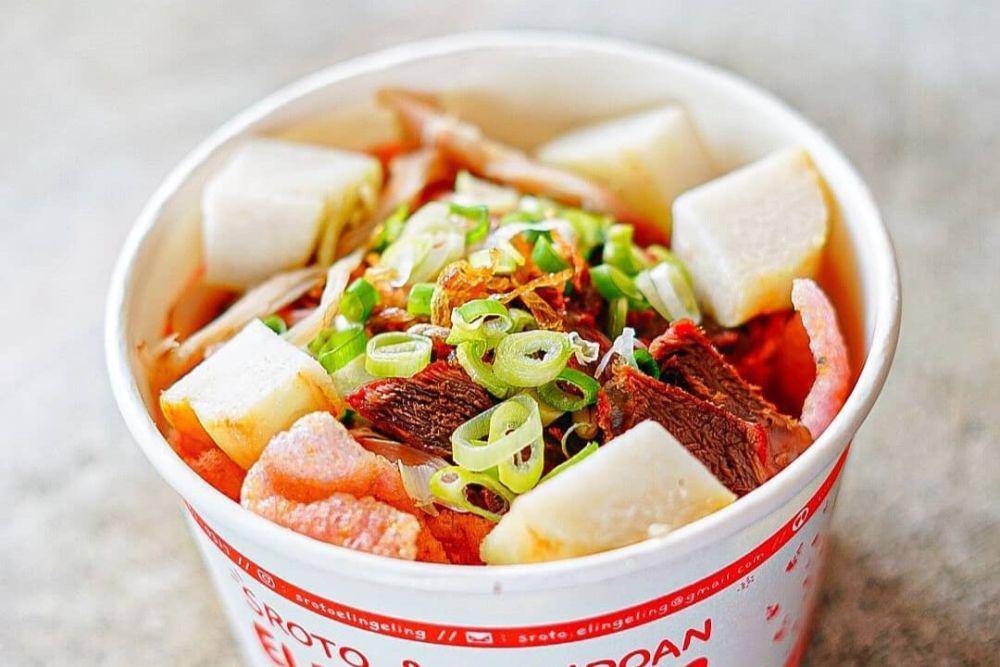 Potret menu di Sroto Eling-Eling Banyumas (instagram.com/srotoelingeling)