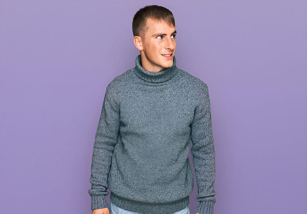 ilustrasi pria mengenakan turtleneck (freepik.com/krakenimages.com)