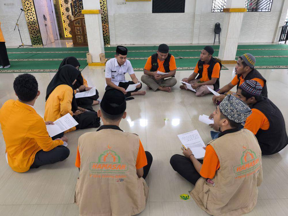 Rutan Kelas I Makassar memfasilitasi warga binaan menjadi penghafap Alquran alias hafiz. (Dok. Istimewa)