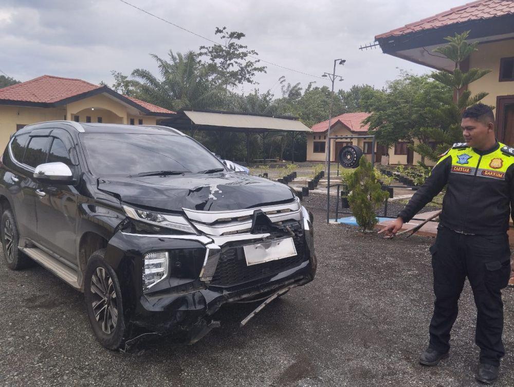 Mobil Dinas Wabup Aceh Tenggara Tabrak Sepeda Motor di Aceh Jaya