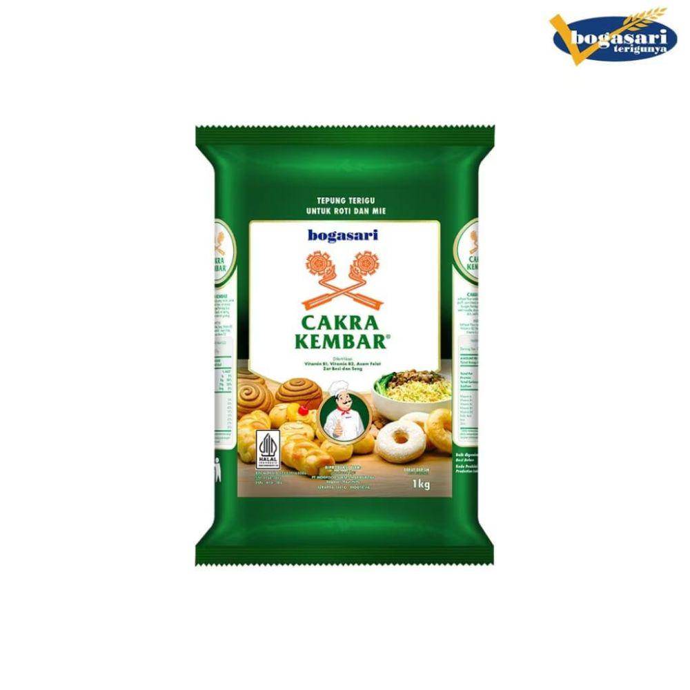 tepung terigu cakra kembar (shopee.co.id/Bogasari Official Shop)
