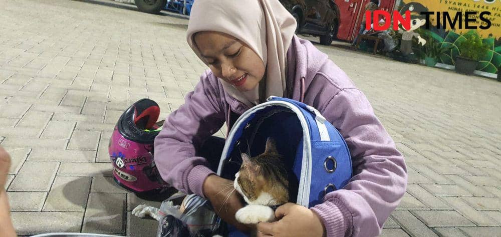 Cerita Pemudik di Ciwandan, Hewan Kesayangan Ikut Mudik