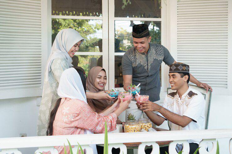 Ilustrasi makanan khas lebaran (freepik.com/odua)