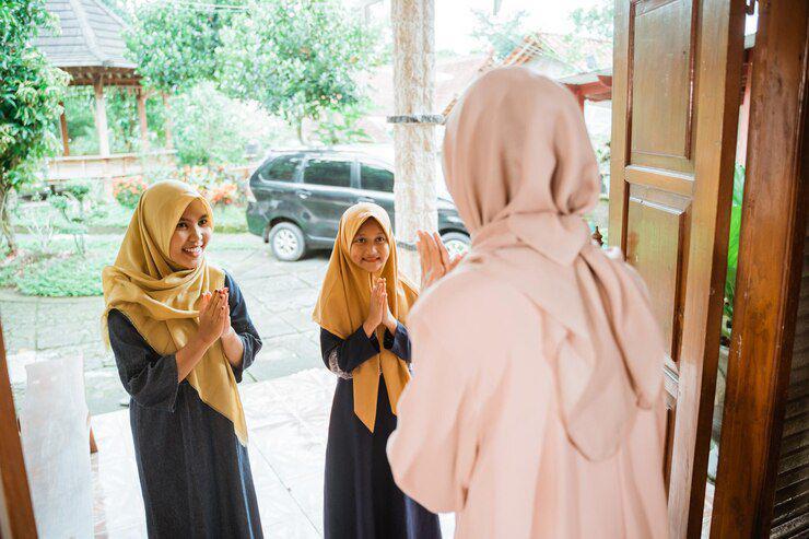 Ilustrasi suasana kampung yang damai (freepik.com/odua)