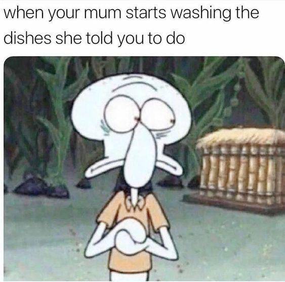 meme kocak SpongeBob tentang ibu (reddit.com/user/Finnehora)