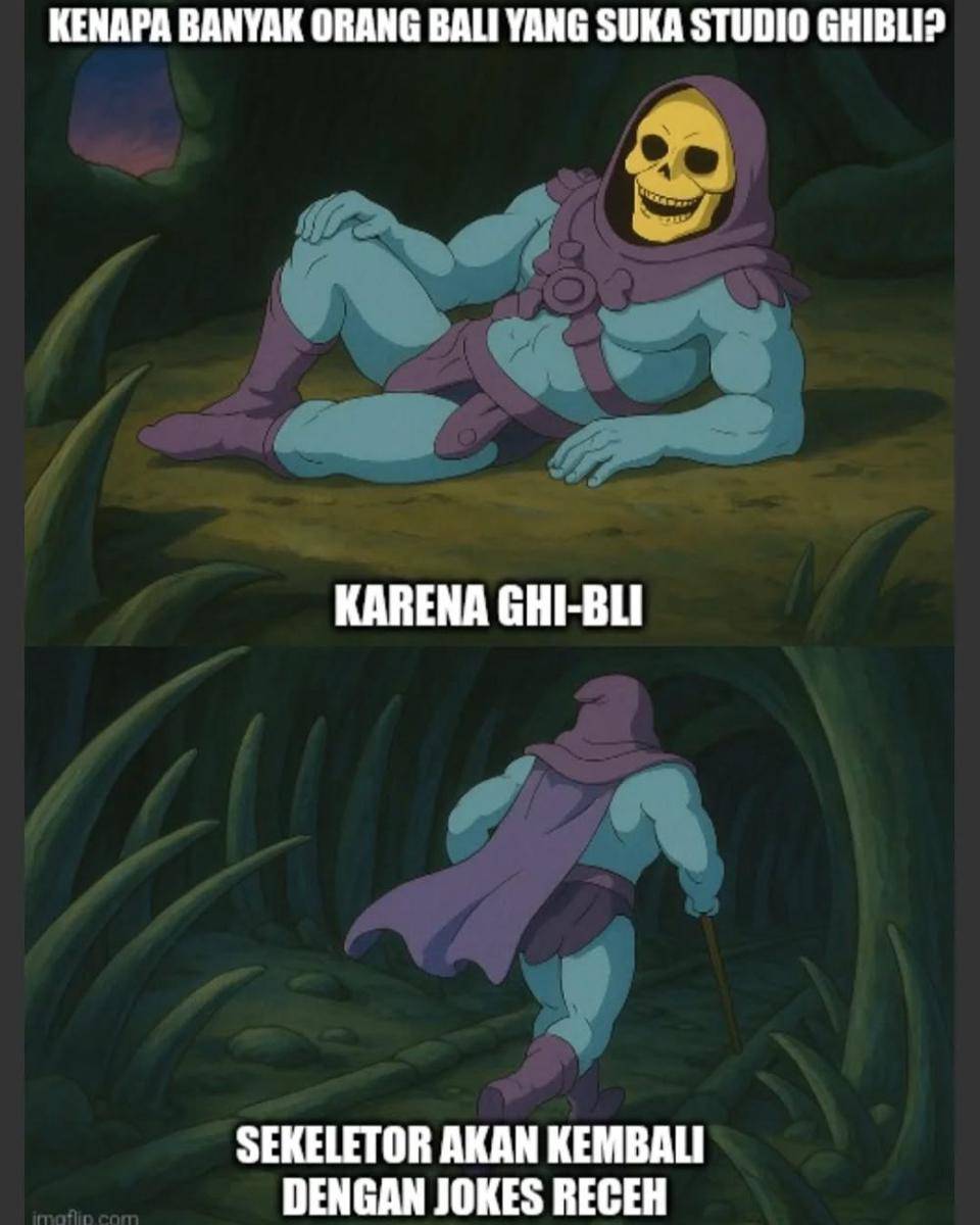 meme tren Ghibli (instagram.com/mimlort)