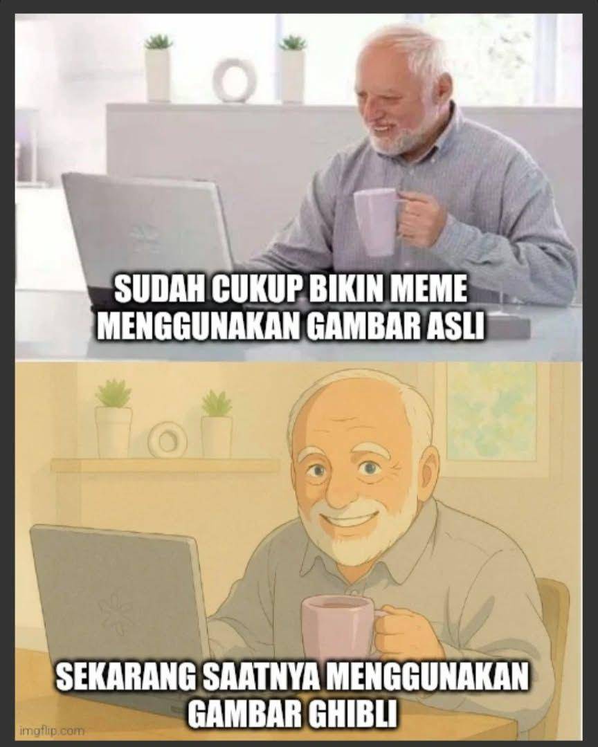 meme tren Ghibli (instagram.com/_drakjoke)