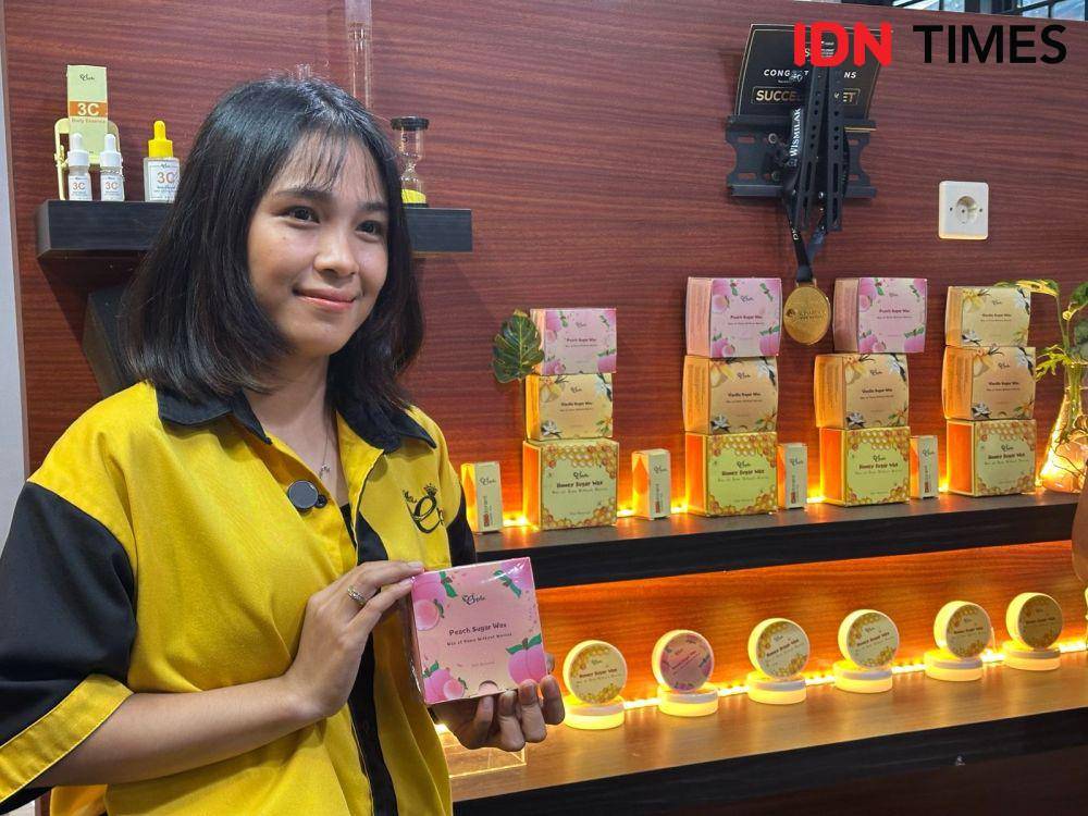 Founder produk waxing MR.Epple, Eprillia. (IDN Times/Larasati Rey)