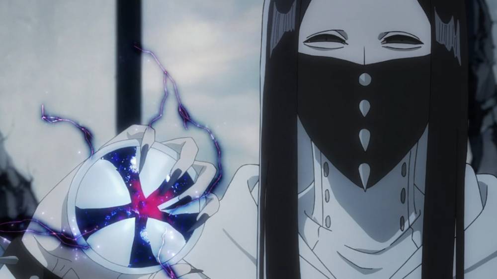 As Nodt menggunakan Medallion untuk mencuri Bankai. (dok. Pierrot/Bleach: Thousand-Year Blood War)