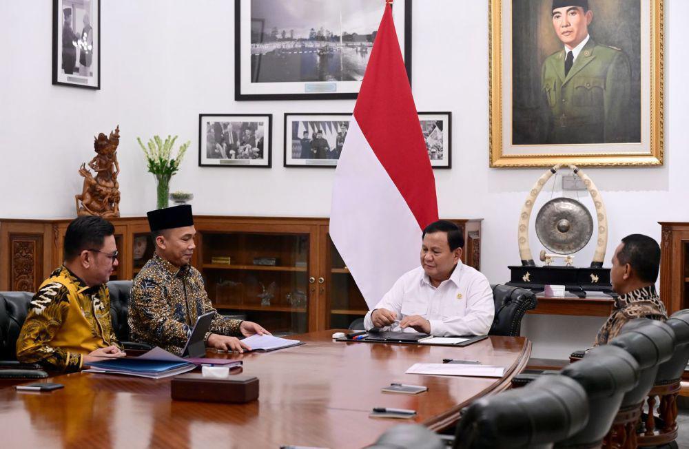 Prabowo Panggil Gubernur Lemhannas ke Istana Negara