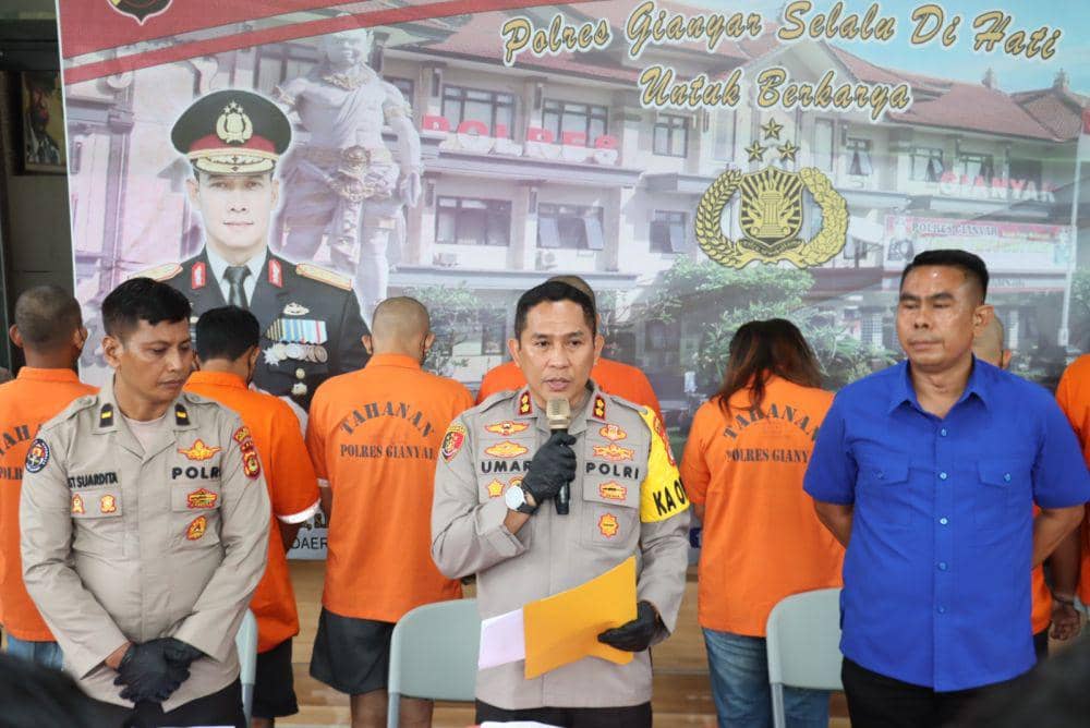 Penangkapan pelaku narkoba di Gianyar. (Dok. IDN Times/istimewa)