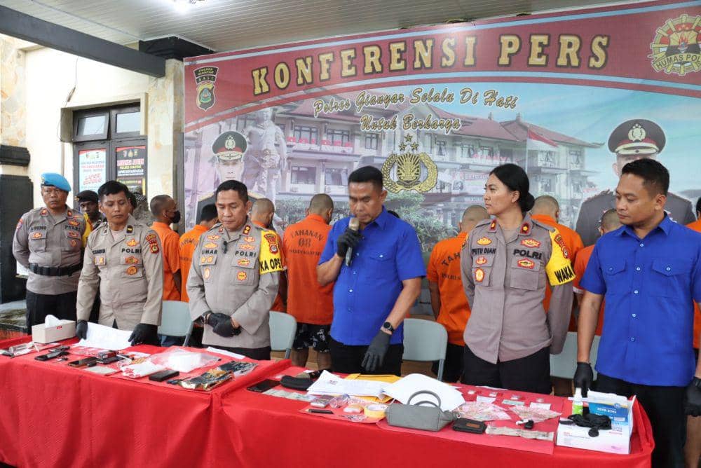 Penangkapan pelaku narkoba di Gianyar. (Dok. IDN Times/istimewa)