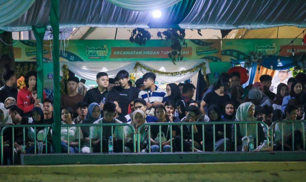 Suasana ramadan fair di jalan Masjid Raya Medan (Dok. Diskominfo Medan)
