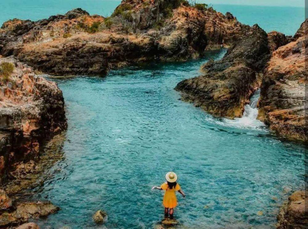 Pantai Tapak Kera. (Instagram/lampunginsta)