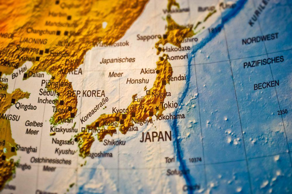 Ilustrasi peta Jepang. (pixabay.com/3476649)