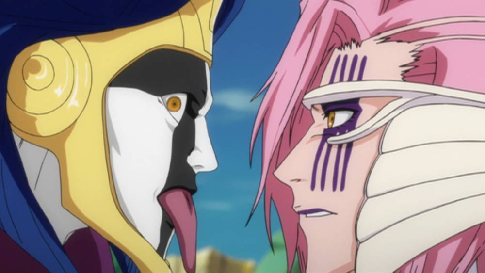 Mayuri Kurotsuchi vs. Szayelaporro Granz (dok. Pierrot/Bleach)