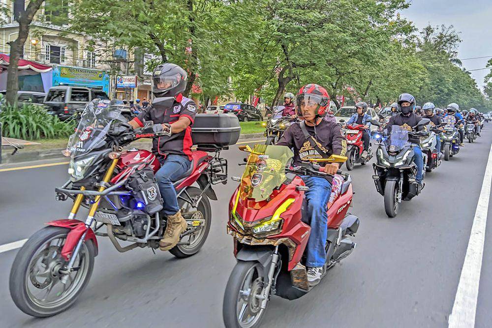 Keluarga besar Sumut Honda Bikers menggelar aktivitas gathering di bulan Ramadan (Dok. IDN Times)