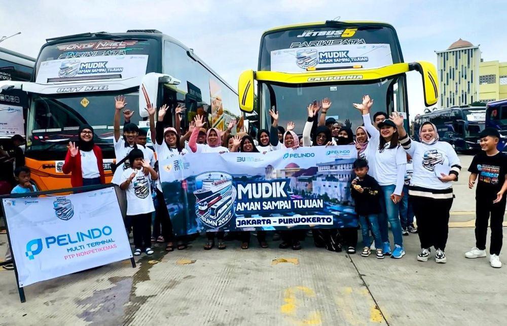 PTP Nonpetikemas Berangkatkan 200 Pemudik ke Purwokerto