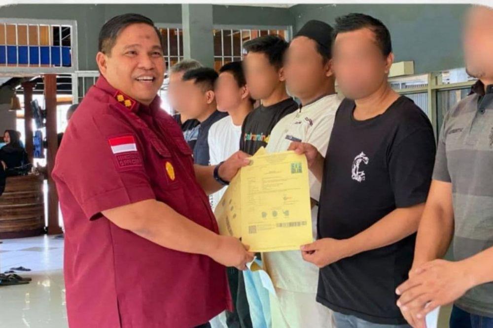 Jelang Idul Fitri, 11 Warga Binaan Rutan Samarinda Hirup Udara Bebas