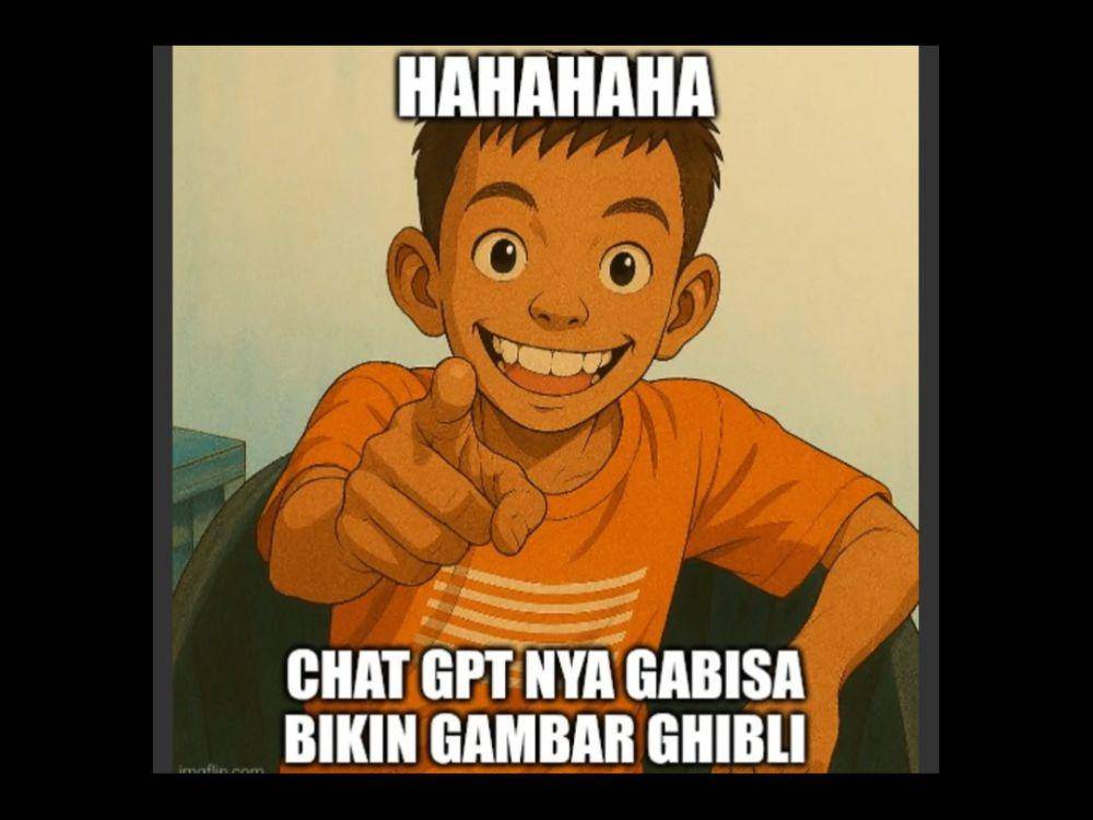 meme tren Ghibli (instagram.com/elitglobal_real)