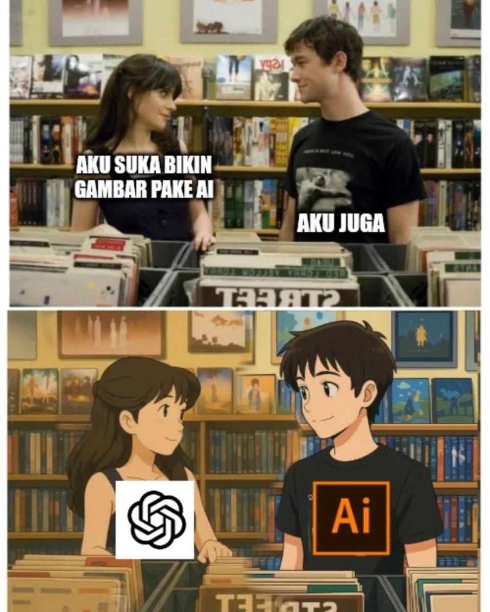 meme tren Ghibli (instagram.com/mimlort)