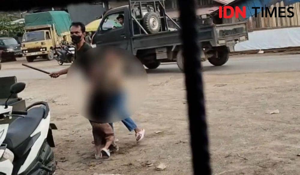 Pria di Kubu Raya minta jatah air kaleng untuk lebaran mengamuk. (IDN Times/istimewa).