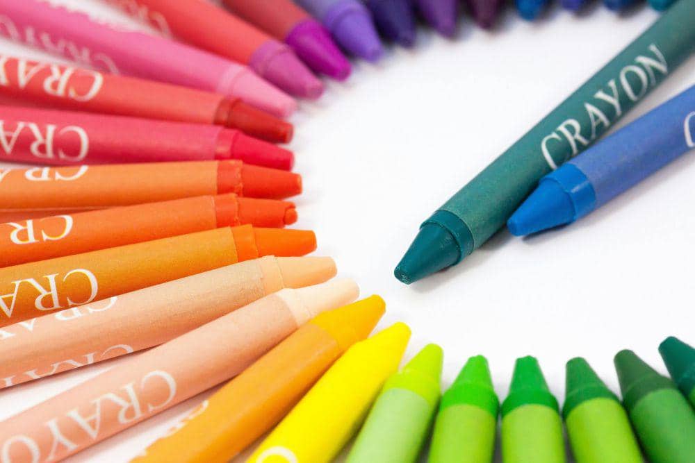 Ilustrasi crayon