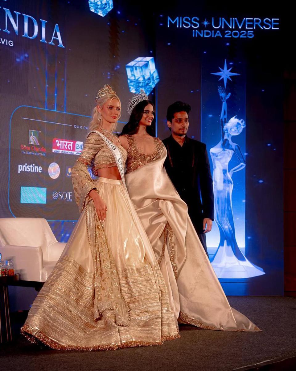 Potret Kunjungan Miss Universe 2024 Victoria Kjaer ke India (Instagram.com/missuniverse)