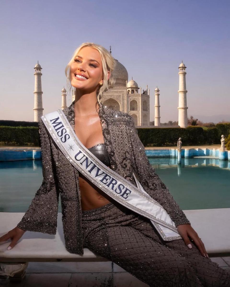 Potret Kunjungan Miss Universe 2024 Victoria Kjaer ke India (Instagram.com/missuniverse)