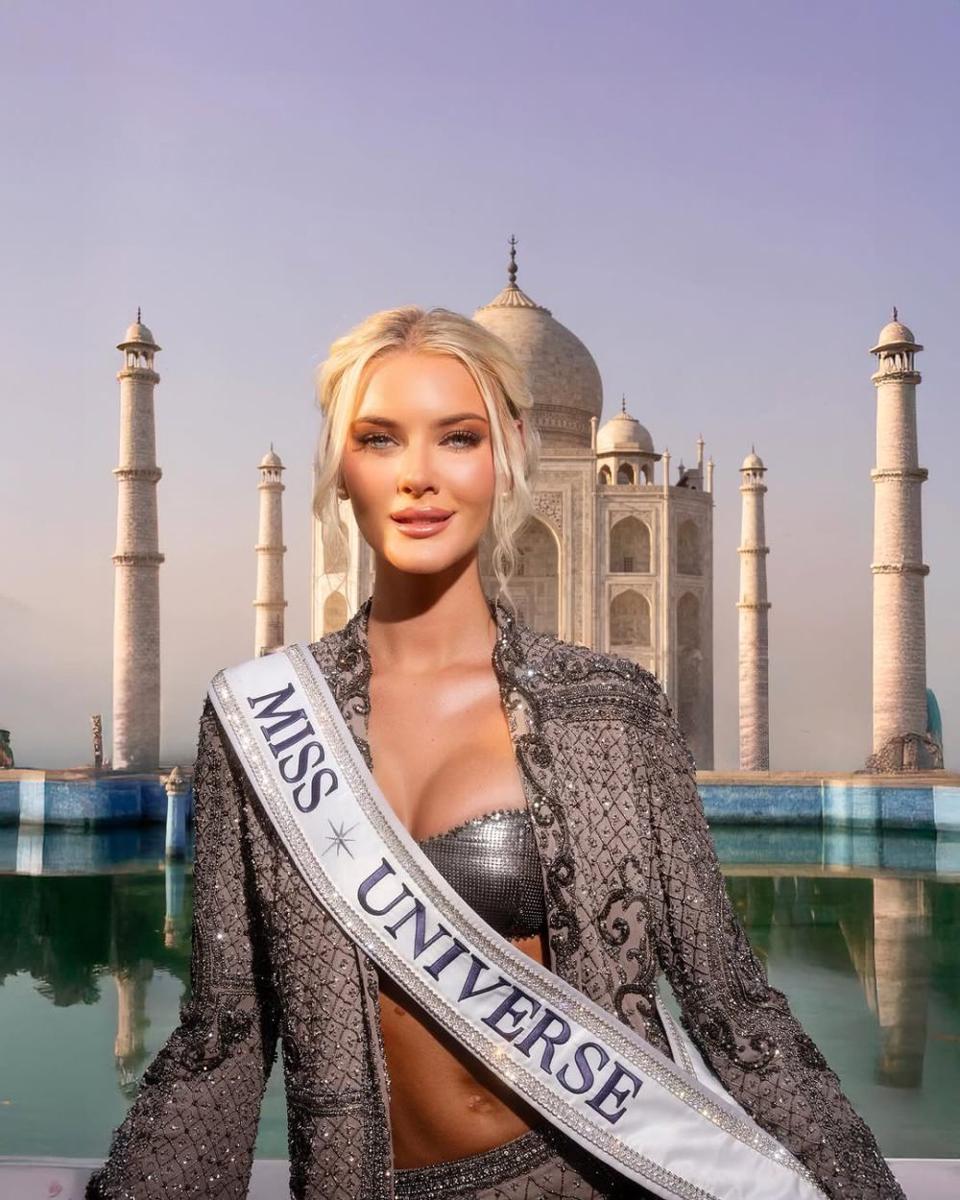 Potret Kunjungan Miss Universe 2024 Victoria Kjaer ke India (Instagram.com/missuniverse)
