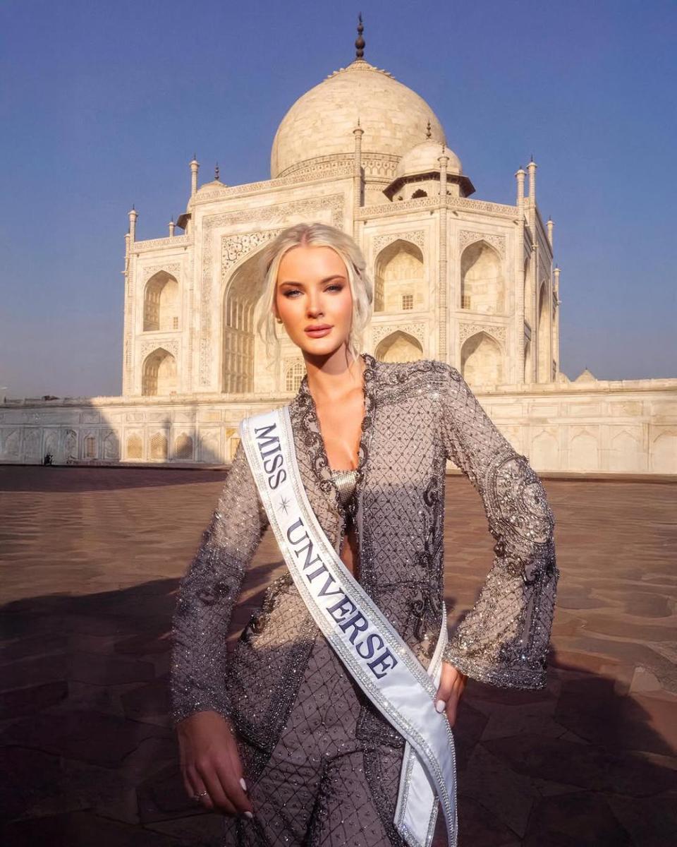Potret Kunjungan Miss Universe 2024 Victoria Kjaer ke India (Instagram.com/missuniverse)