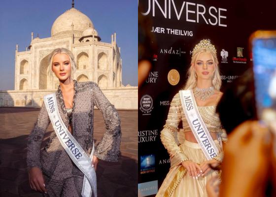 Potret Kunjungan Miss Universe 2024 Victoria Kjaer ke India (Instagram.com/missuniverse)