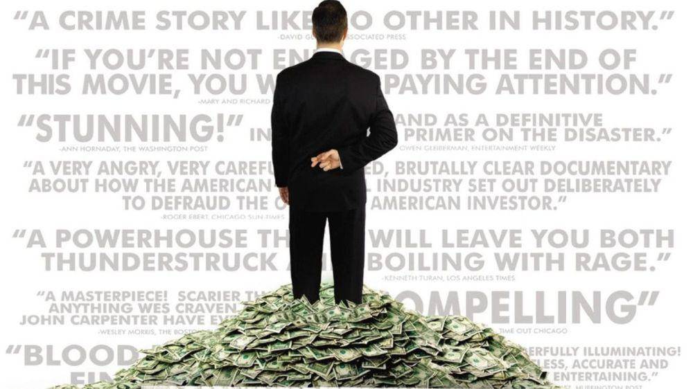 Poster film Inside Job.(dok.Sony Pictures/Inside Job)
