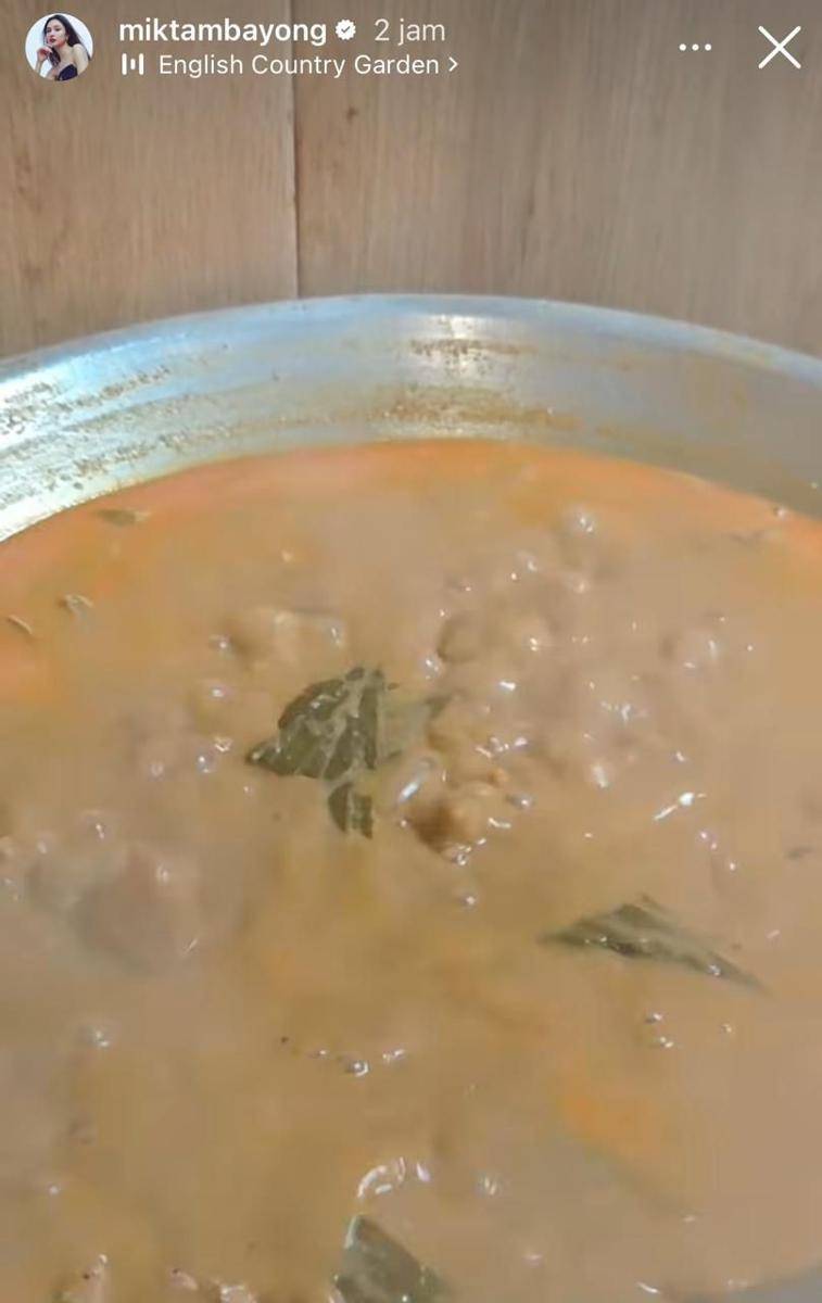Artis masak jelang Lebaran 2025 (instagram.com/miktambayong)