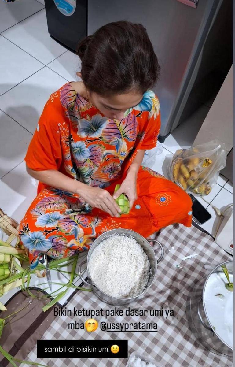 Artis masak jelang Lebaran 2025 (instagram.com/ussypratama)