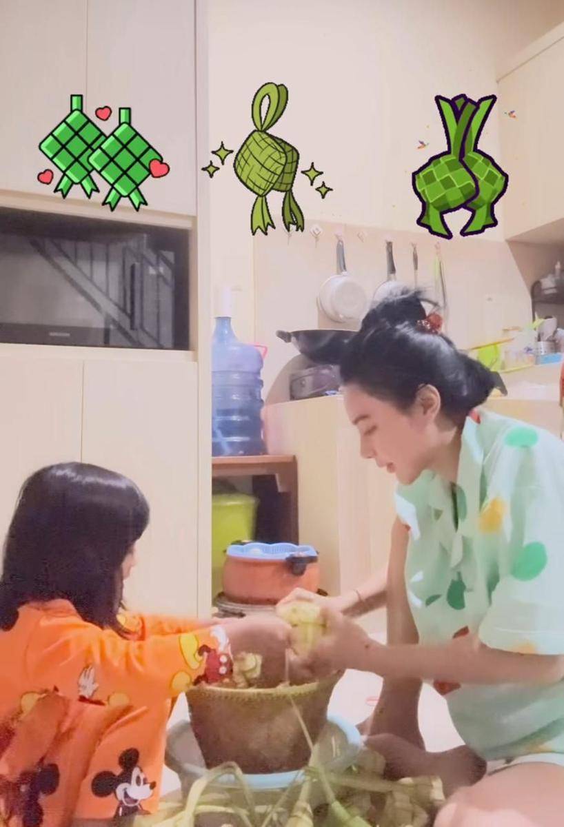 Artis masak jelang Lebaran 2025 (instagram.com/wikasalim)