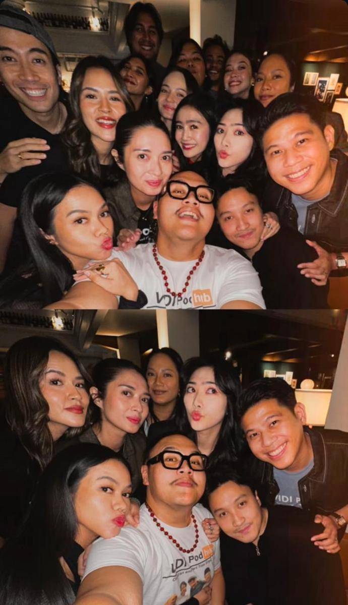 Artis yang hadir di ulang tahun Vidi Aldiano ke-35 (instagram.com/marchellafp)