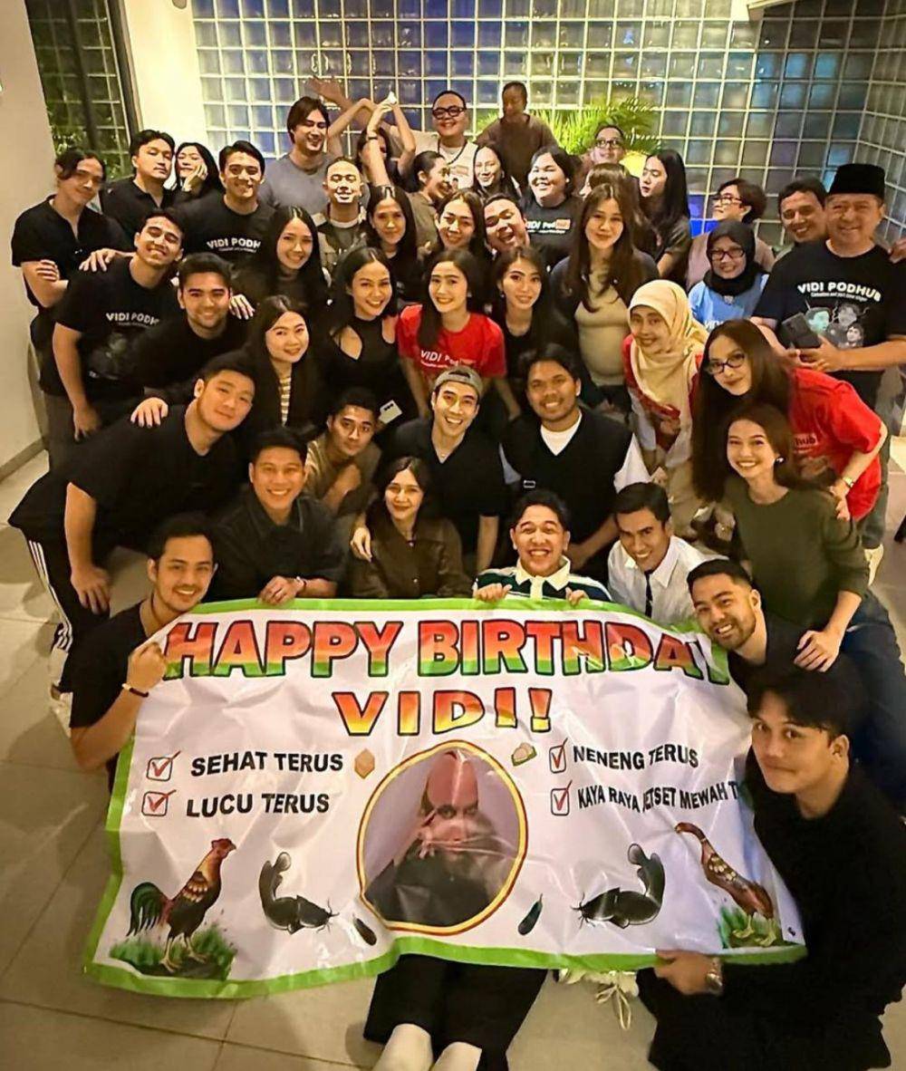 Artis yang hadir di ulang tahun Vidi Aldiano ke-35 (instagram.com/vidialdiano)