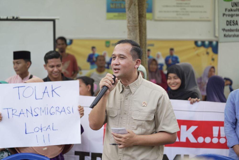 Mentrans ke Warga Rempang: Transmigrasi Lokal Beda dengan Relokasi