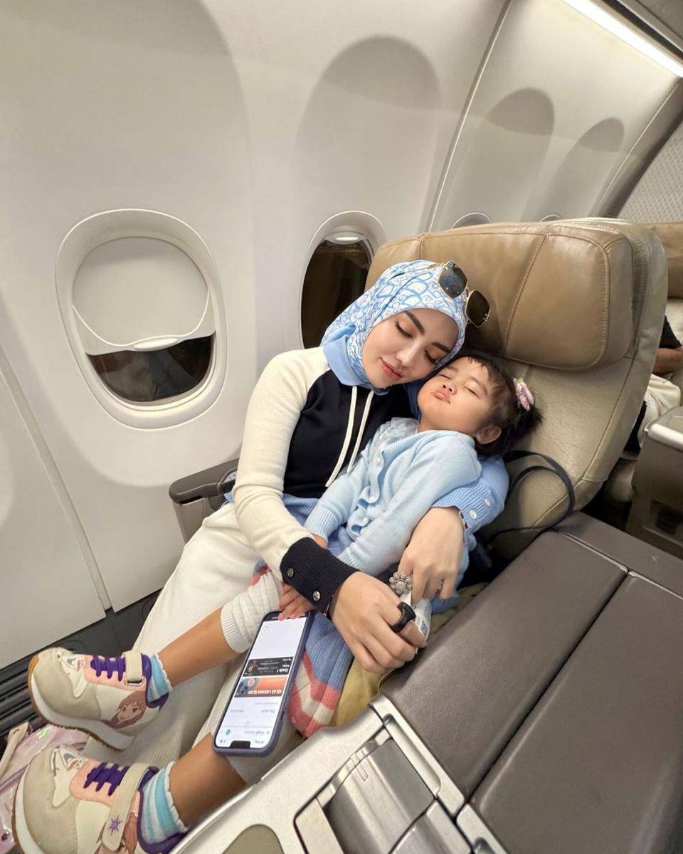 Potret artis mudik Lebaran 2025 (Instagram.com/bellashofie_rigan)