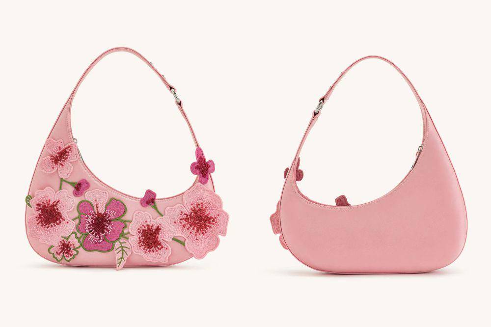 JW PEI - Harlee Embroidered Shoulder Bag - Pink (jwpei.com)