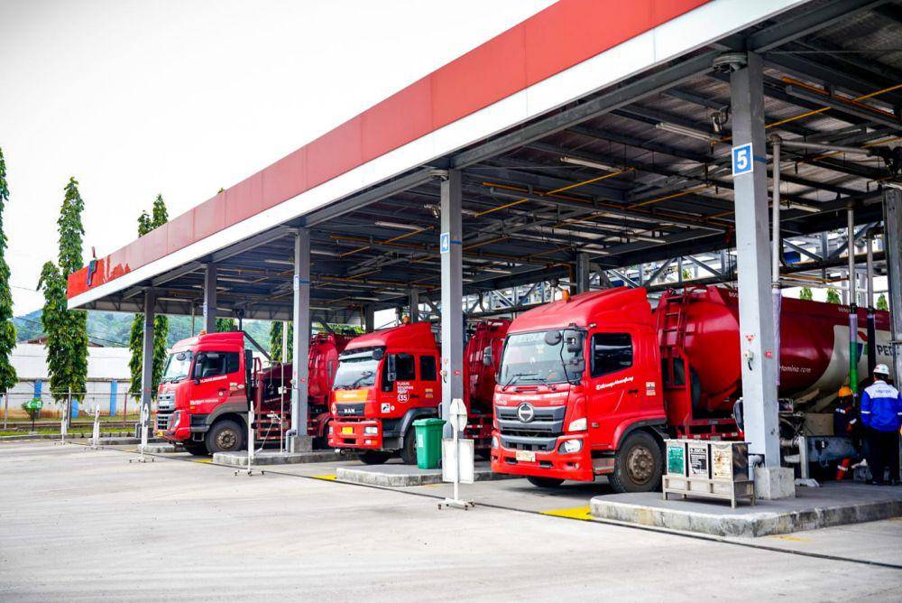 Adanya pendangkalan alur Pelabuhan Pulau Baai di Bengkulu, mendorong Pertamina Patra Niaga segera melakukan mitigasi dengan mengambil langkah proaktif untuk memastikan ketersediaan bahan bakar minyak (BBM) di Bengkulu. (Dok. Pertamina)