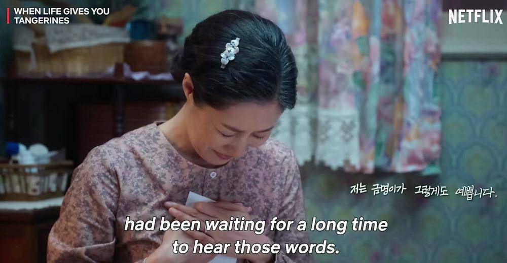still cut drakor When Life Gives You Tangerines (youtube.com/netflix k-content)